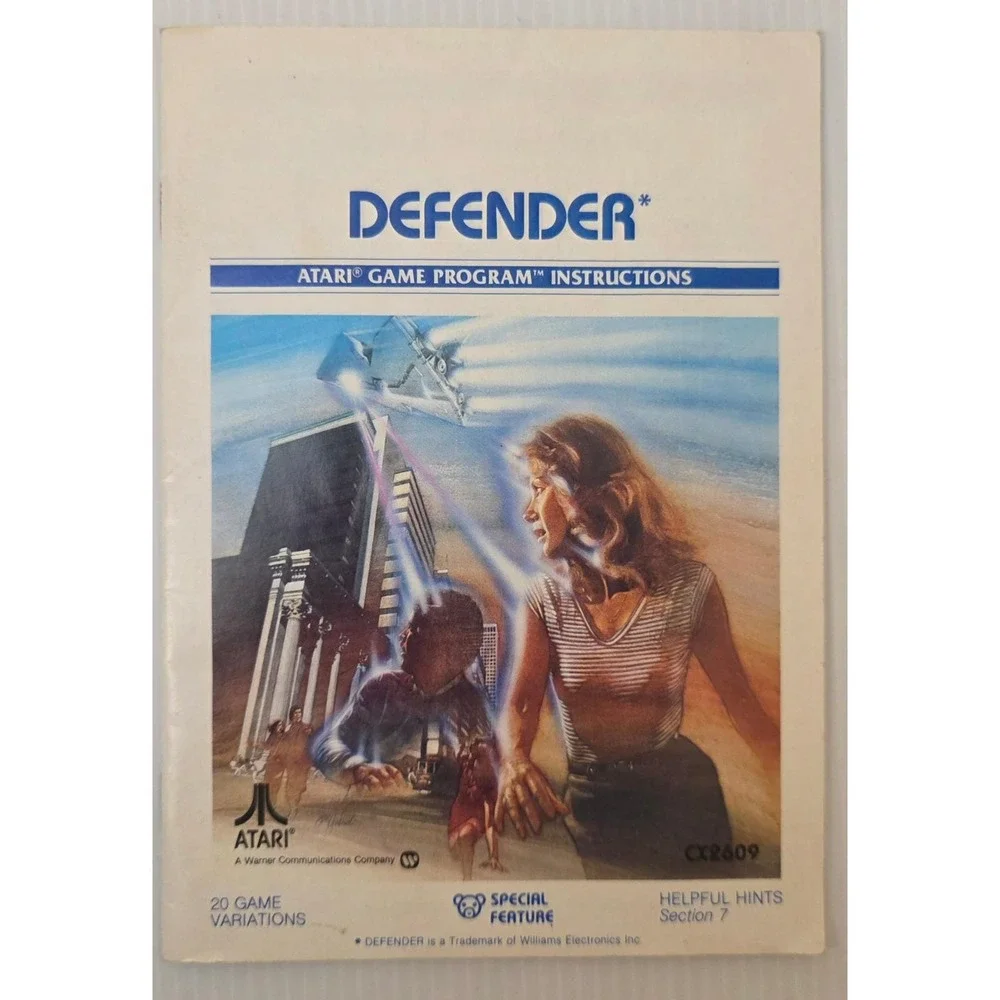 Vintage Atari Manuals Catalog Lot Defender Asteroids Breakout‎